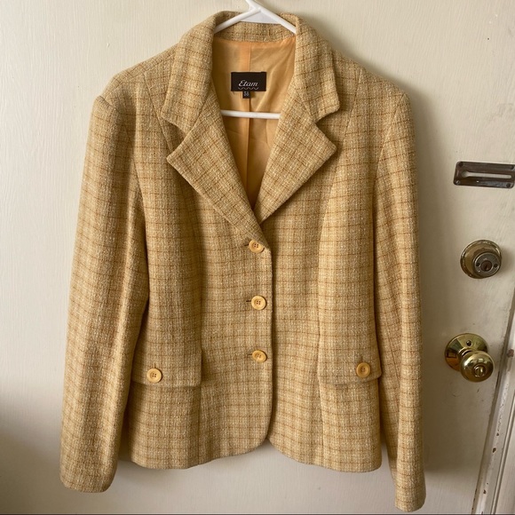 Vintage Jackets & Blazers - Vintage plaid blazer*